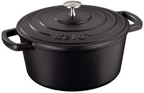 Braadpan Gietijzer Zwart, 24 cm - Kelas-sCalido