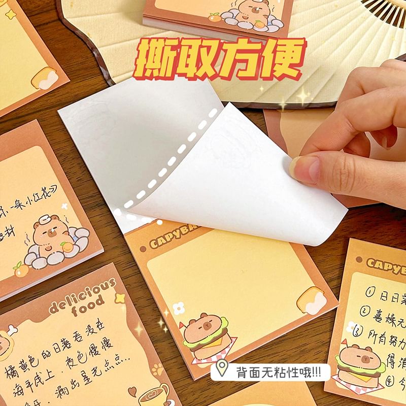 Radrabbit - Capybara Memo Pad (Diverse ontwerpen)