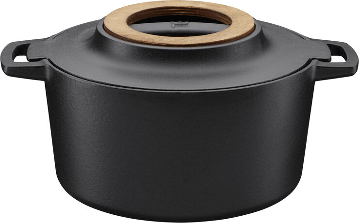 Fiskars NORDEN STØBEJERNSGRYDE 4 L Sort