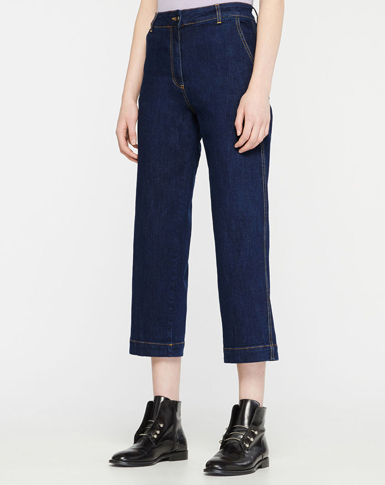 Yerse Jean Large Loanne bleu brut