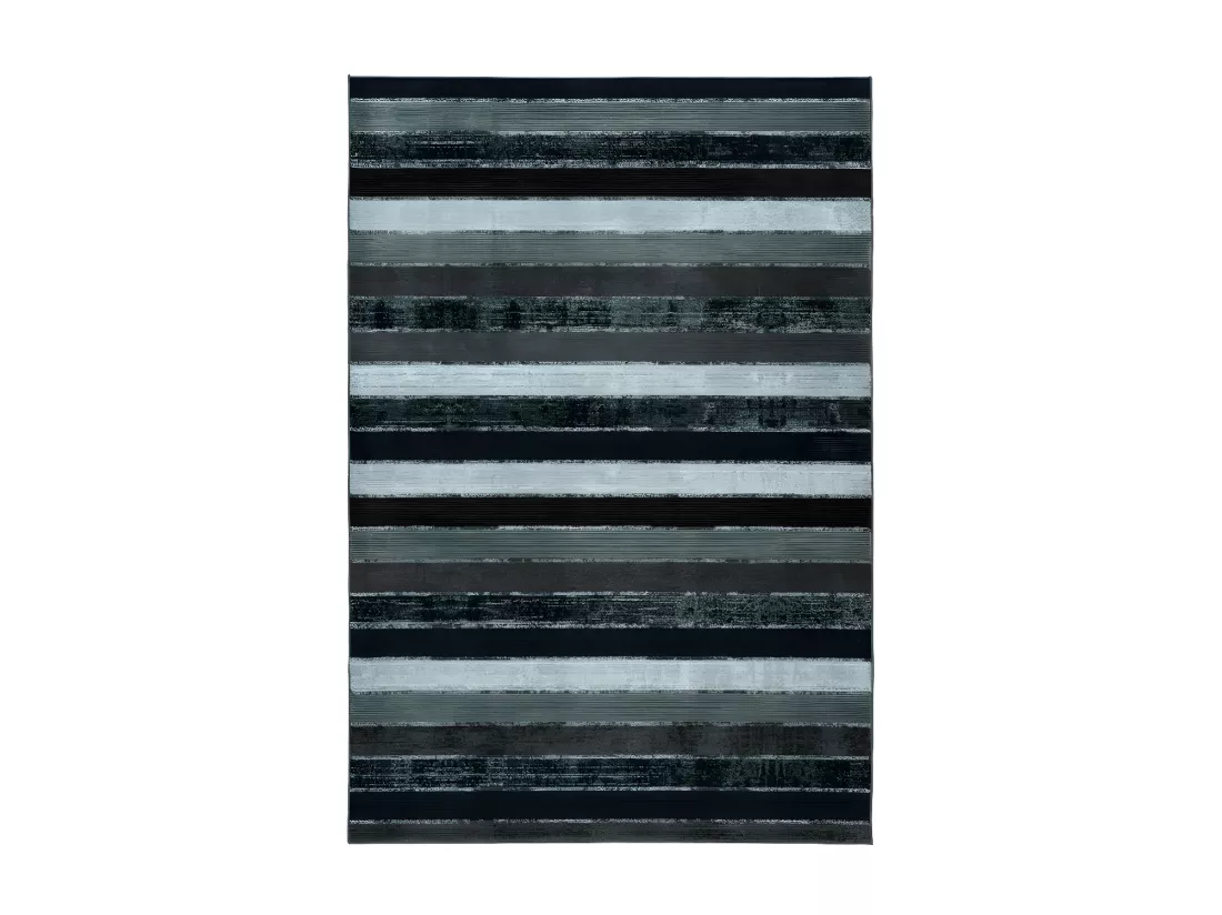 Tapis 150x80cm, design G408A coloris bleu pétrole - Confort et élégance pour votre intérieur