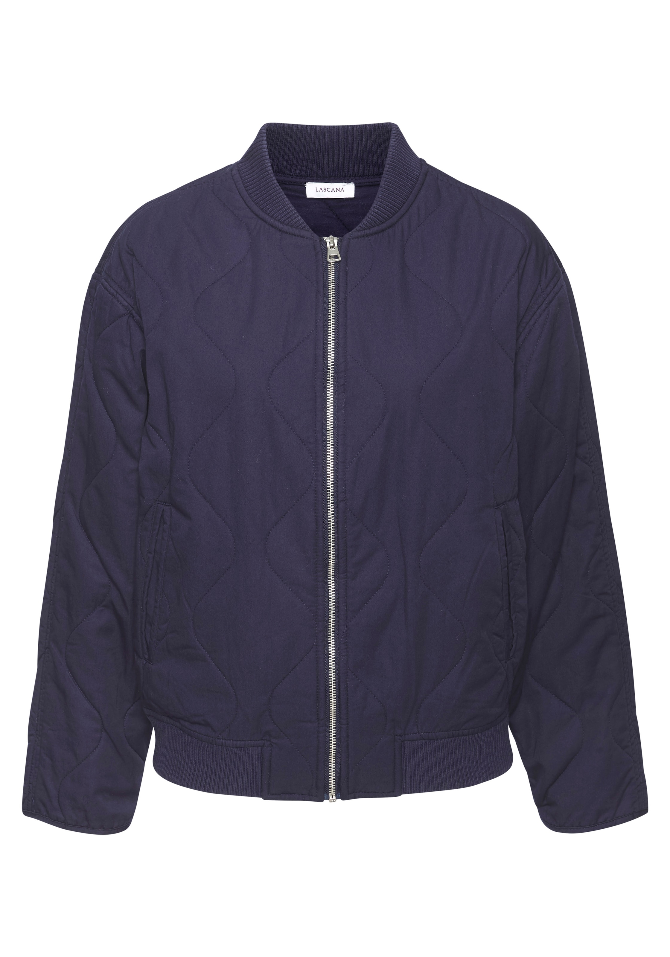 LASCANA Steppjacke in modischer Optik mit Taschen, Bomber-Design