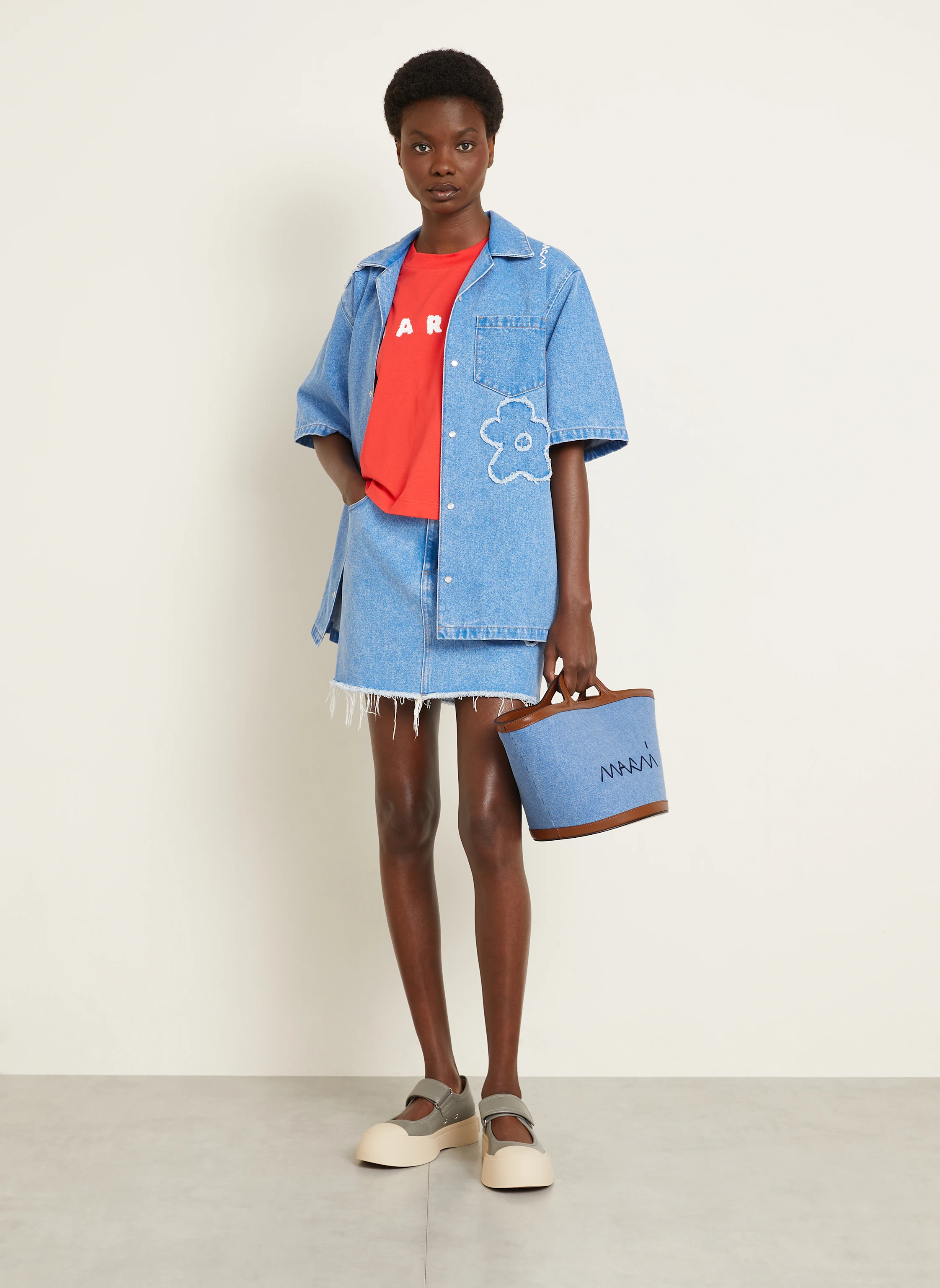 MARNI Shopper TROPICALIA SMALL