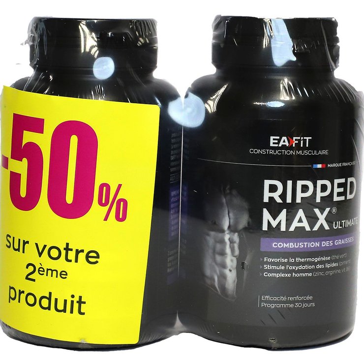 Ripped Max Ultimate combustion des graisses 2x120 comprimés