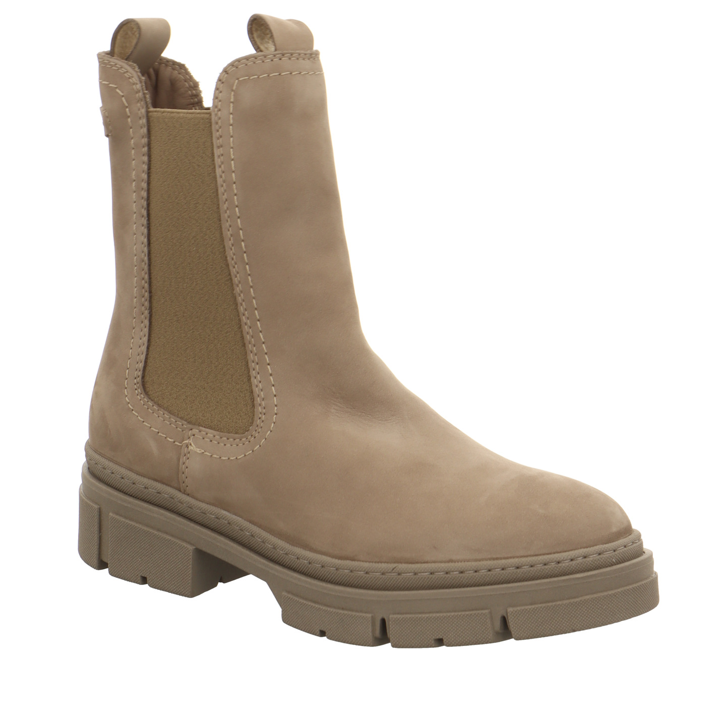 Schnürboots beige