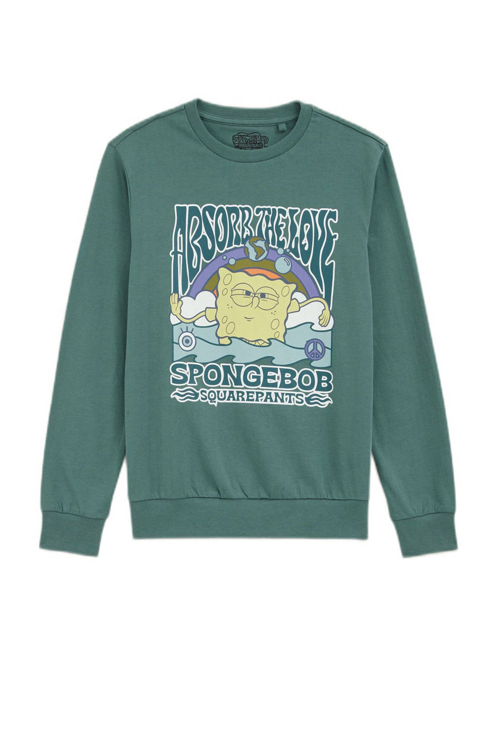 WE Fashion sweater groen