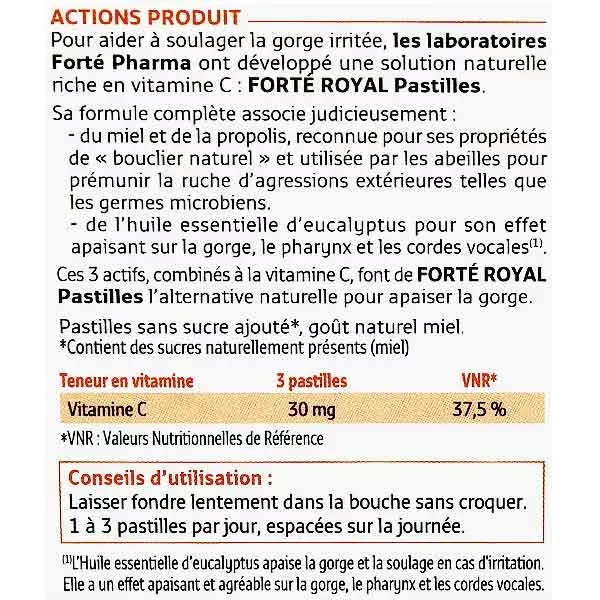 Forté Pharma Forté Royal Pastilles 24 unités