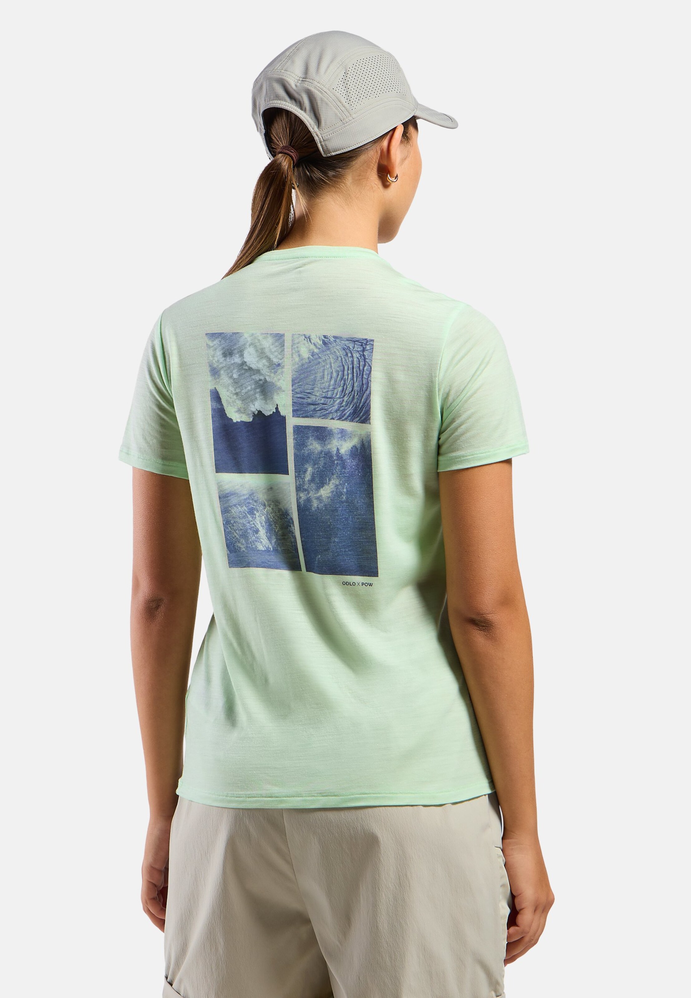 Odlo x POW Collective Voices T-Shirt aus Merinomix in ambrosia melange