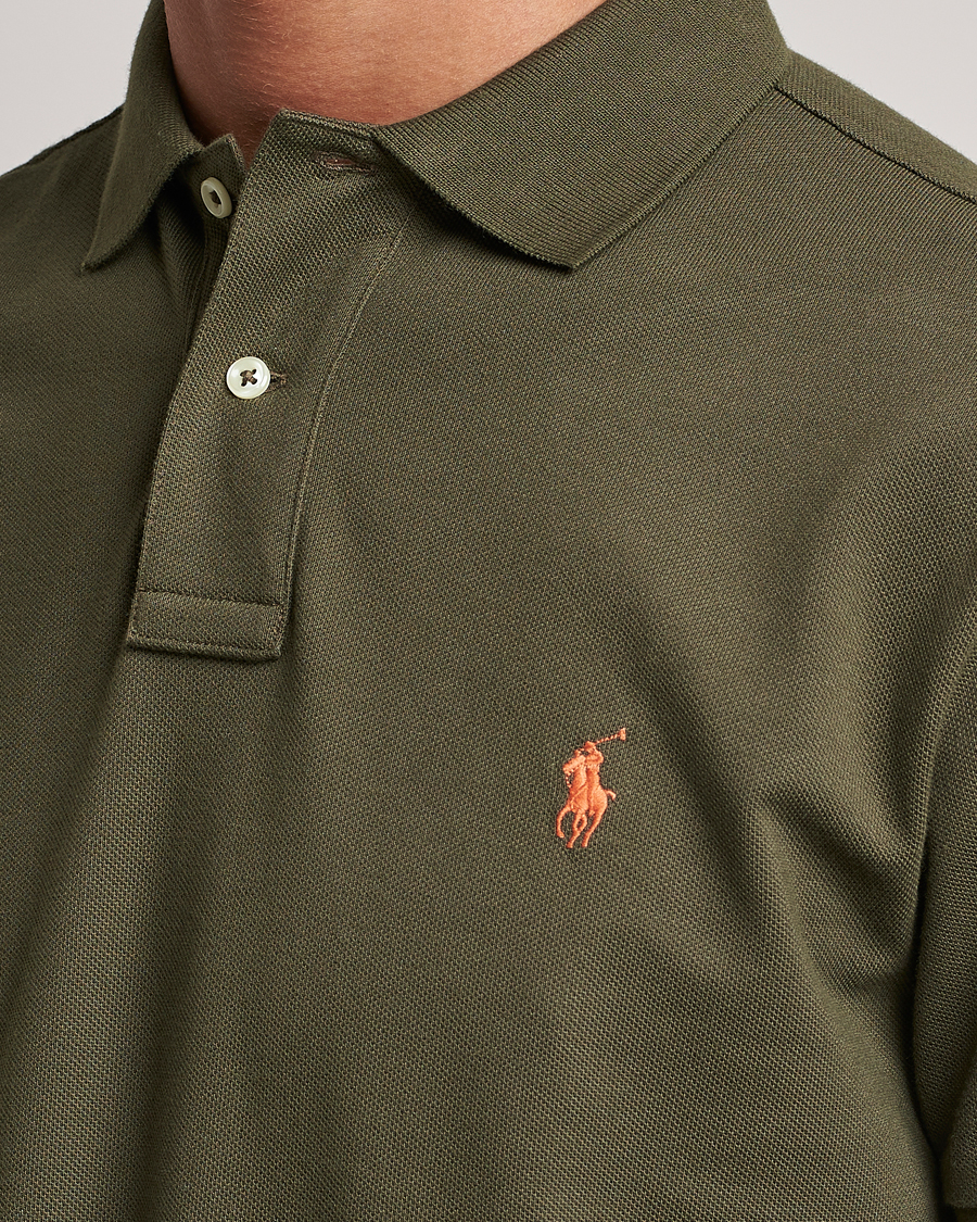 Polo Ralph Lauren Custom Slim Fit Polo Canopy Olive