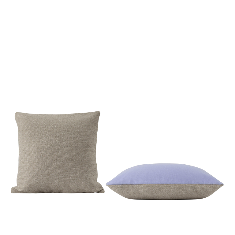 Muuto Mingle kussen 45x45 roze/petroleum