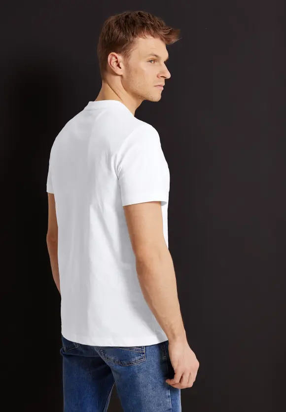 T-Shirt mit Wordingprint - White