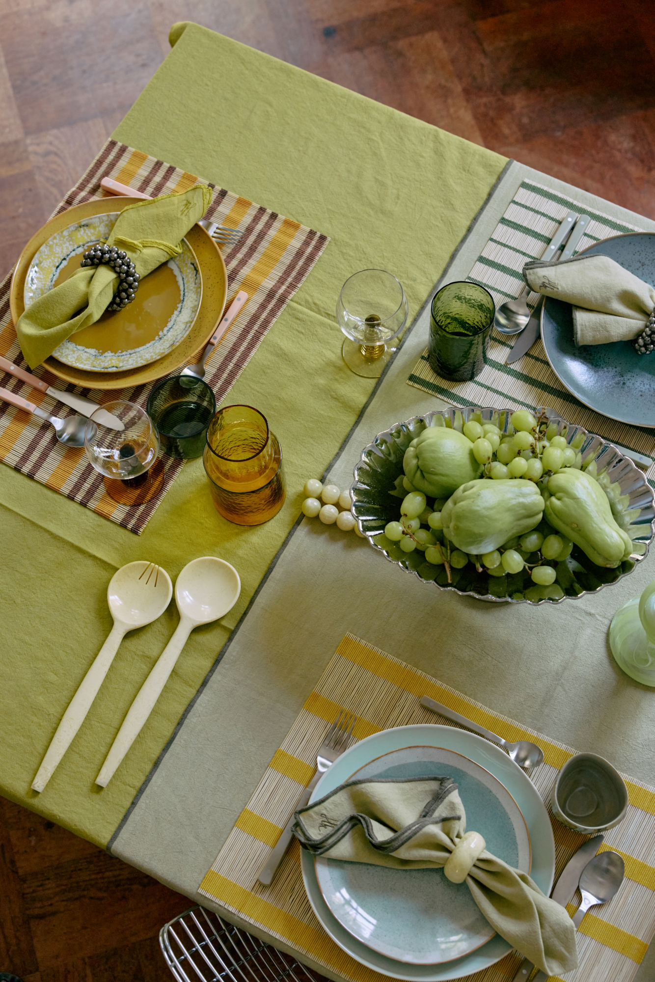 Saladebestek vanilla - set van 2
