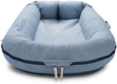 DockATot Deluxe+ Babynest, Indigo Chambray