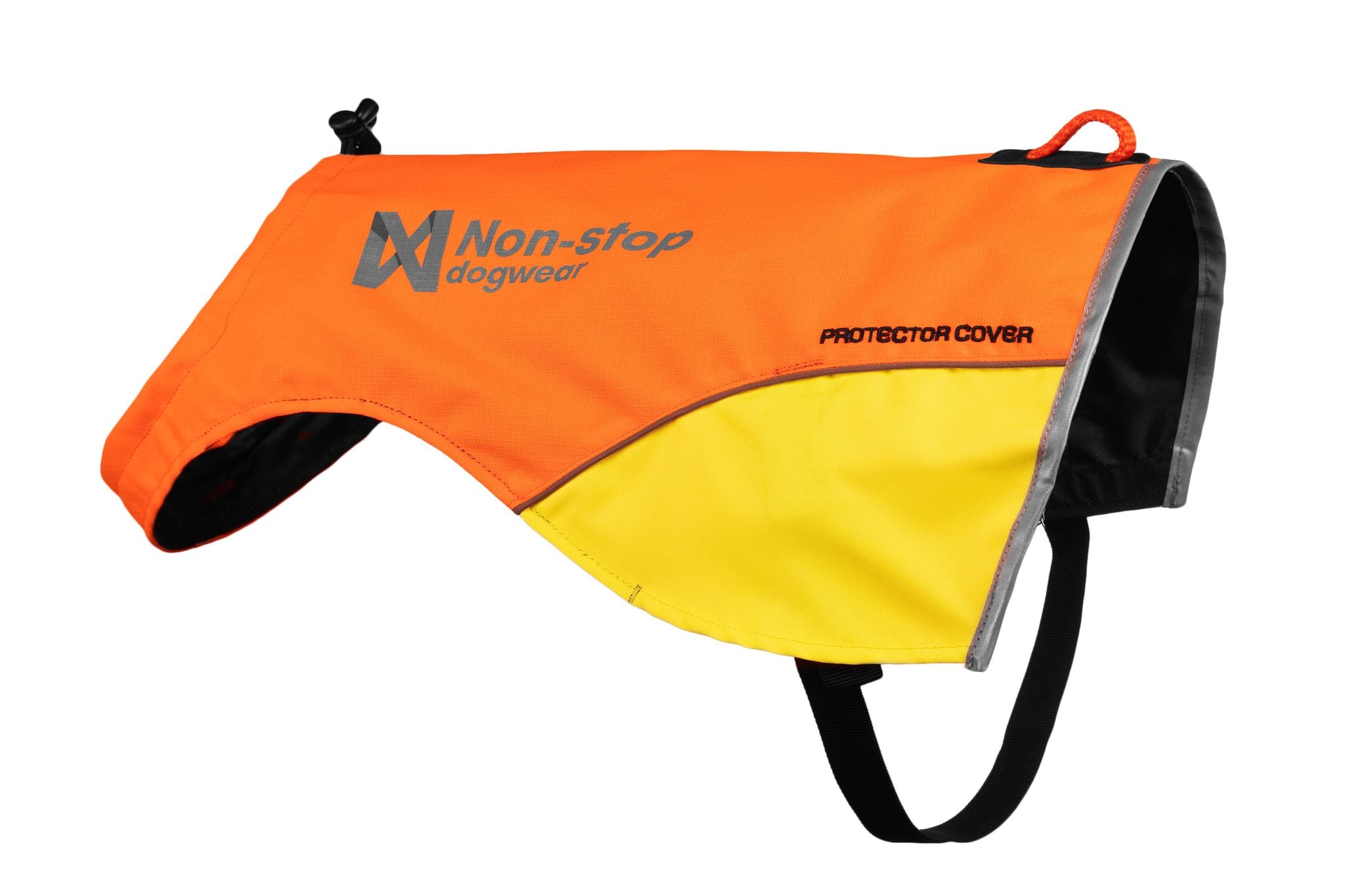 Non-Stop Dogwear Protector Cover<br>Gul på ene siden, rød på andre siden!