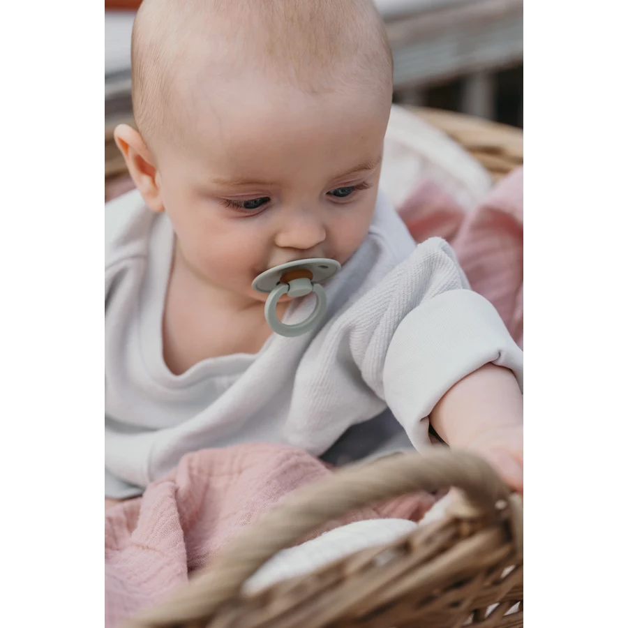 BIBS® Schnuller Colour Ivory  Sage 0-6 Monate, 2 Stk.