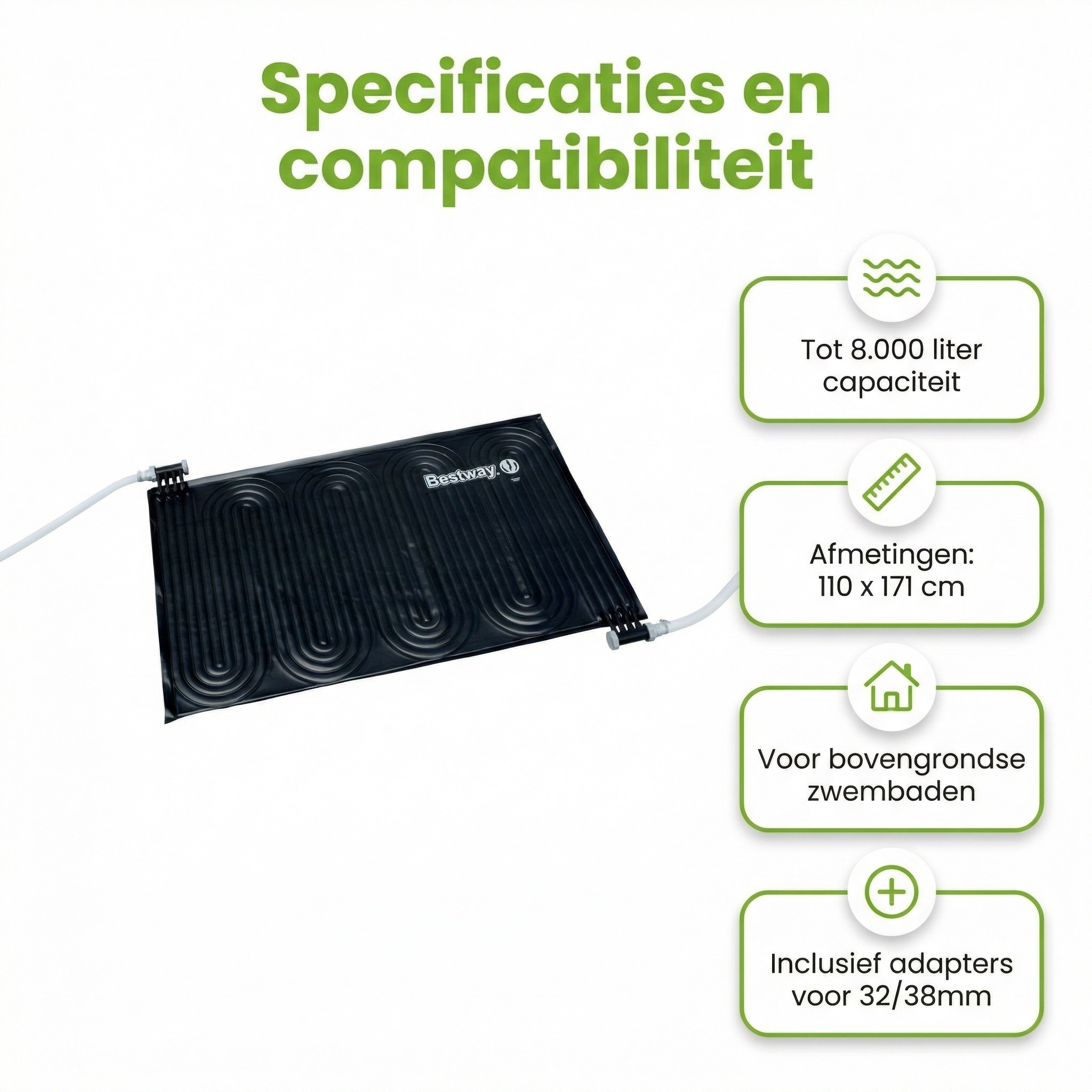 Bestway solar mat zwembadverwarming