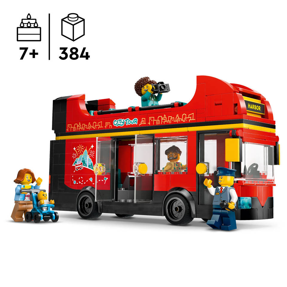 LEGO City toeristische rode dubbeldekker 60407