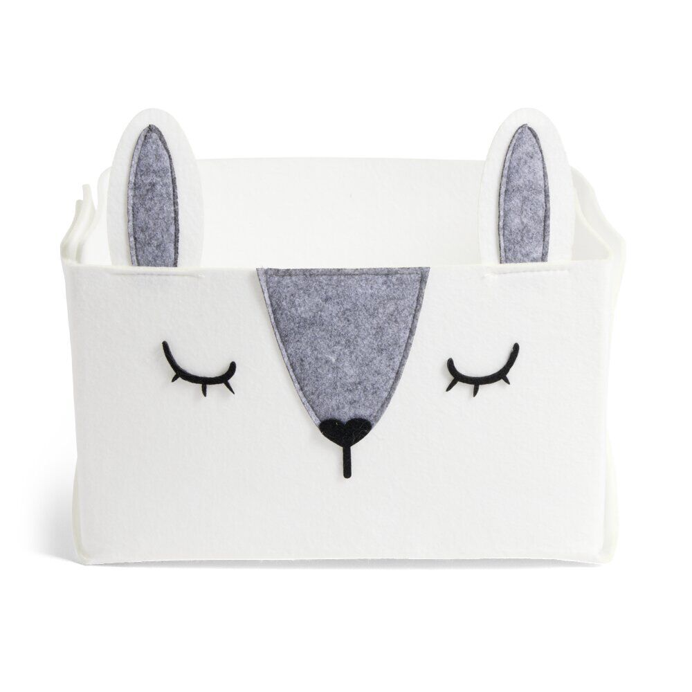 Panière de rangement pour enfant motif animal feutrine 4 modèles