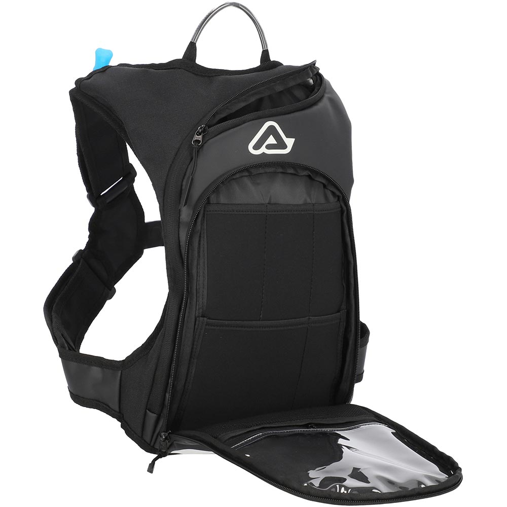 Acerbis - Poche à eau Sather Logo Noir / Blanc