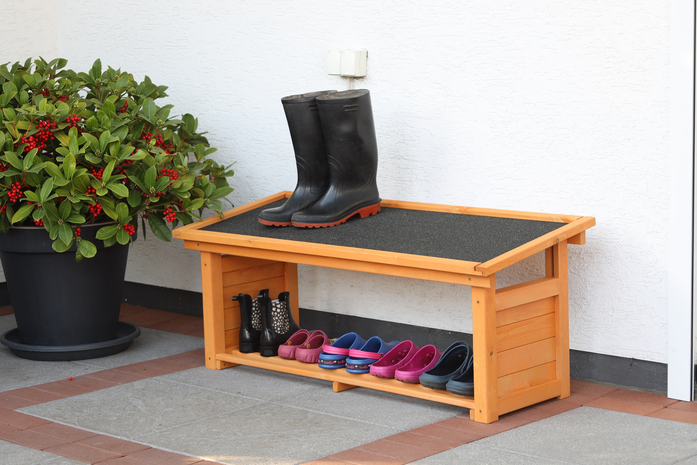 promadino Schuhregal »shoeport« BxTxH: 119x45x50 cm