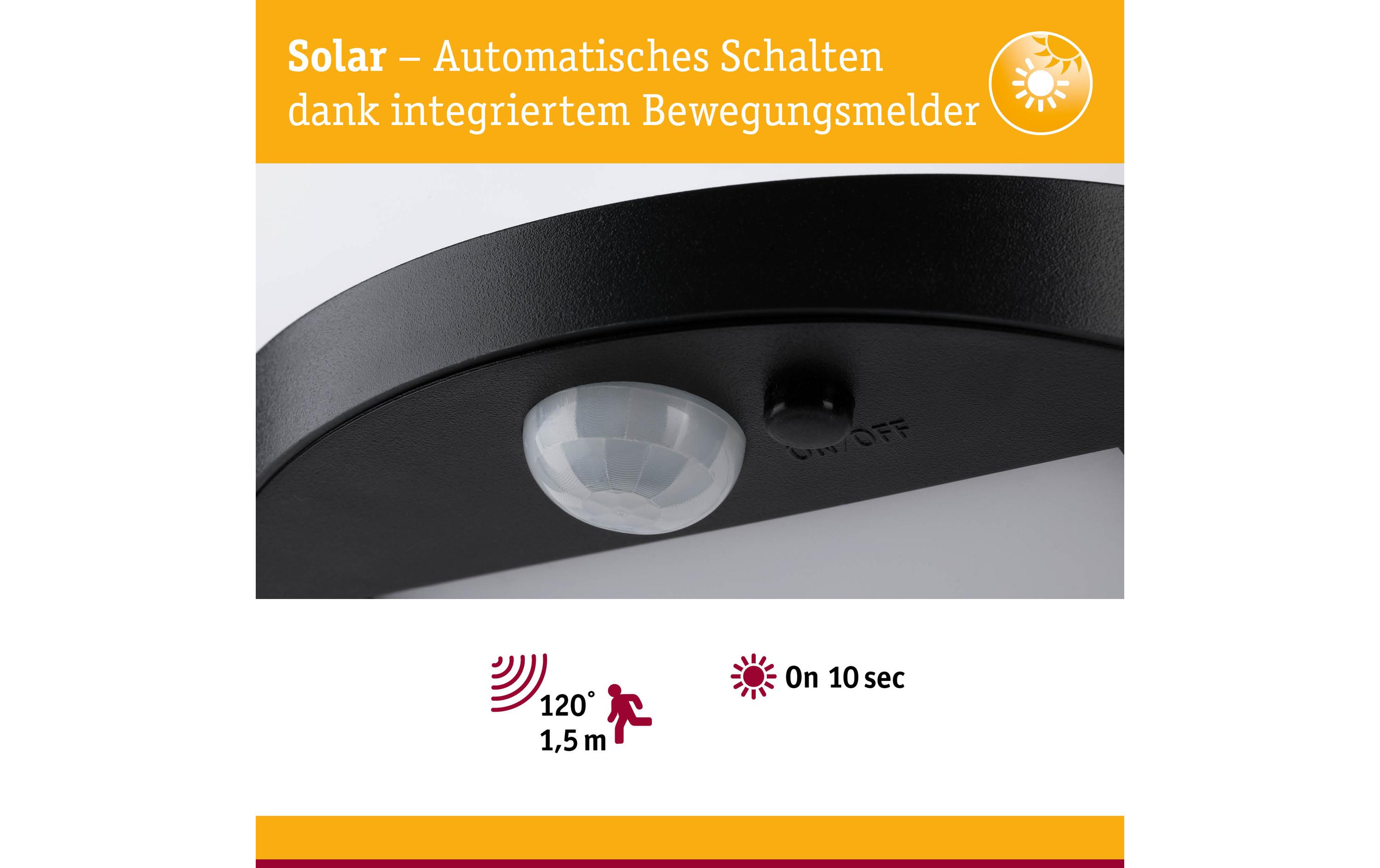 Wegeleuchte Solar LED Ryse BewegungsmelderAussen-Bodenbeleuchtung