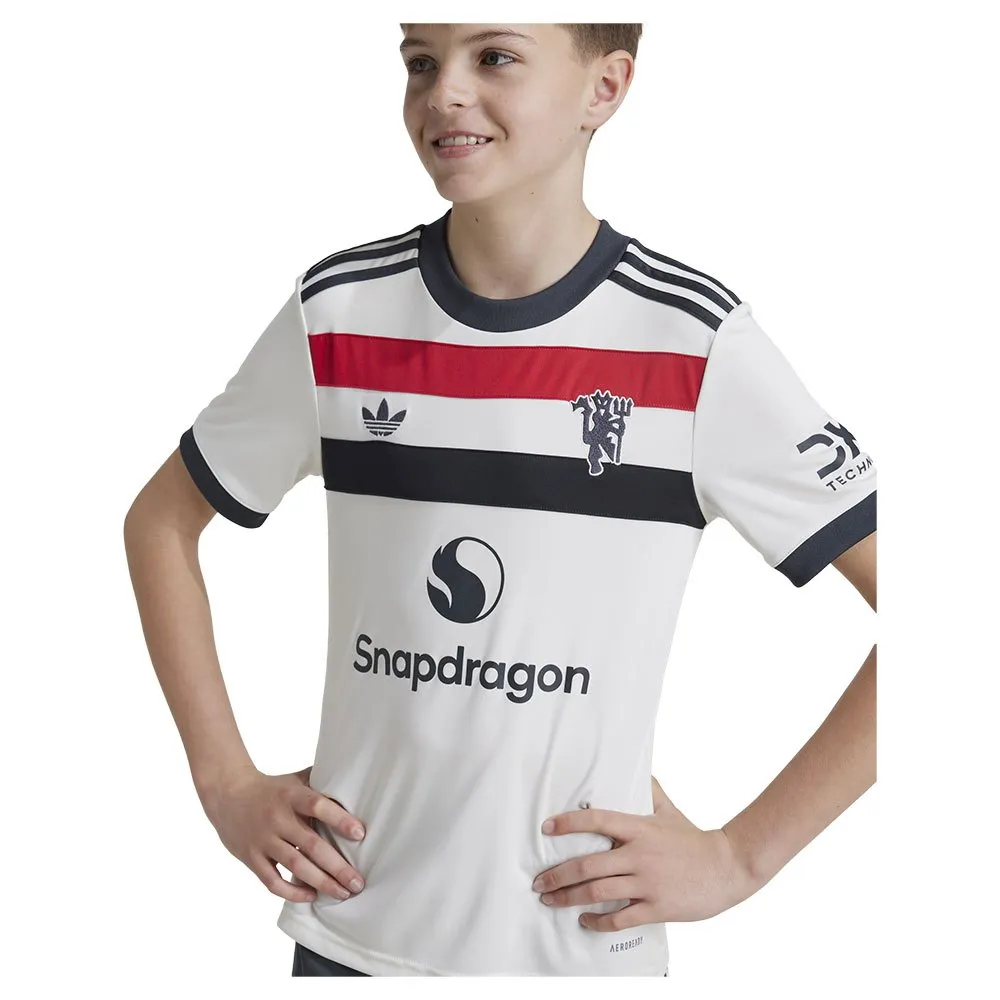 adidas Manchester United 24/25 3 Stripes Junior-Kurzarm-T-Shirt