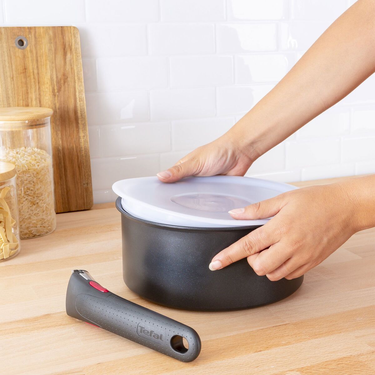 Ingenio plastlokksett 3 deler, 16, 18 & 20 cm