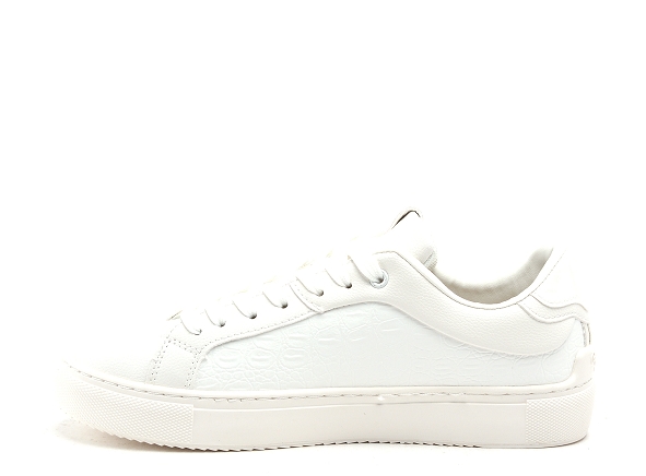 Pepe jeans basses femme adams croco blanc