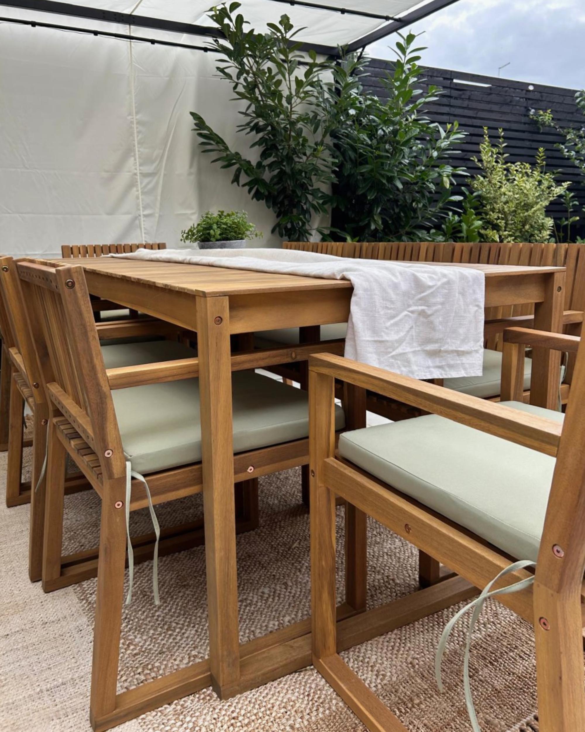 Tuinzitkussen SASSARI PREMIUM 46 x 46 cm Lichtgroen