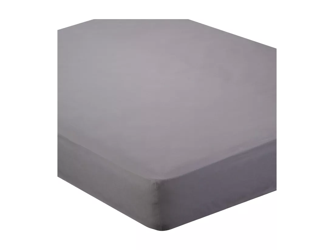 Parure de lit 100% coton avec 150 fils au pouce carré Gris