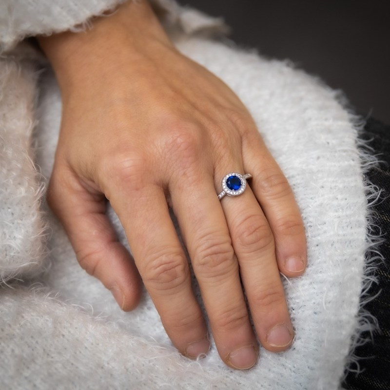 Bague Femme Rhodium ISIDA