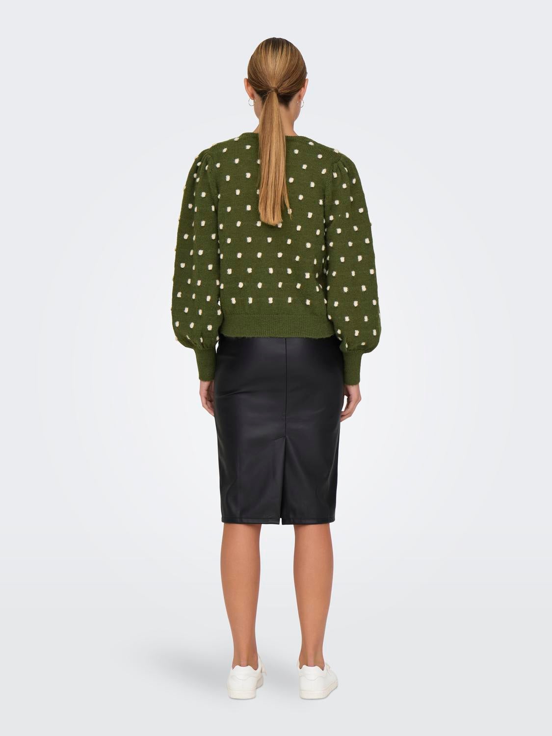 JDYSIGRID Strickjacke Winter Moss