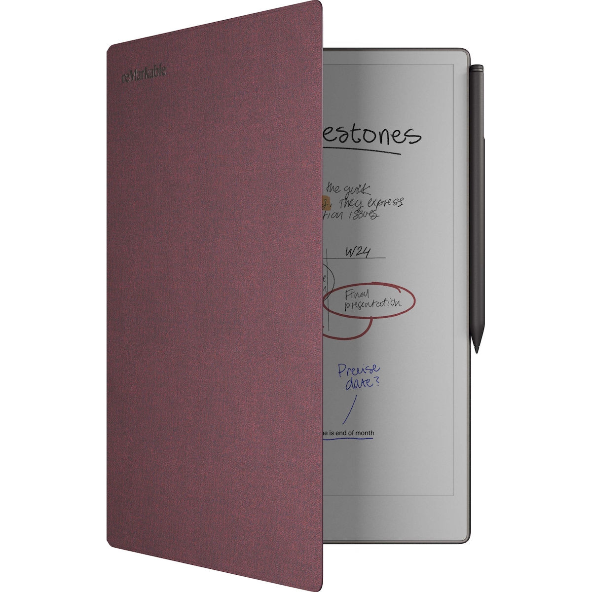 reMarkable BookFolio Pro Mosaic Weave (Burgundy)
