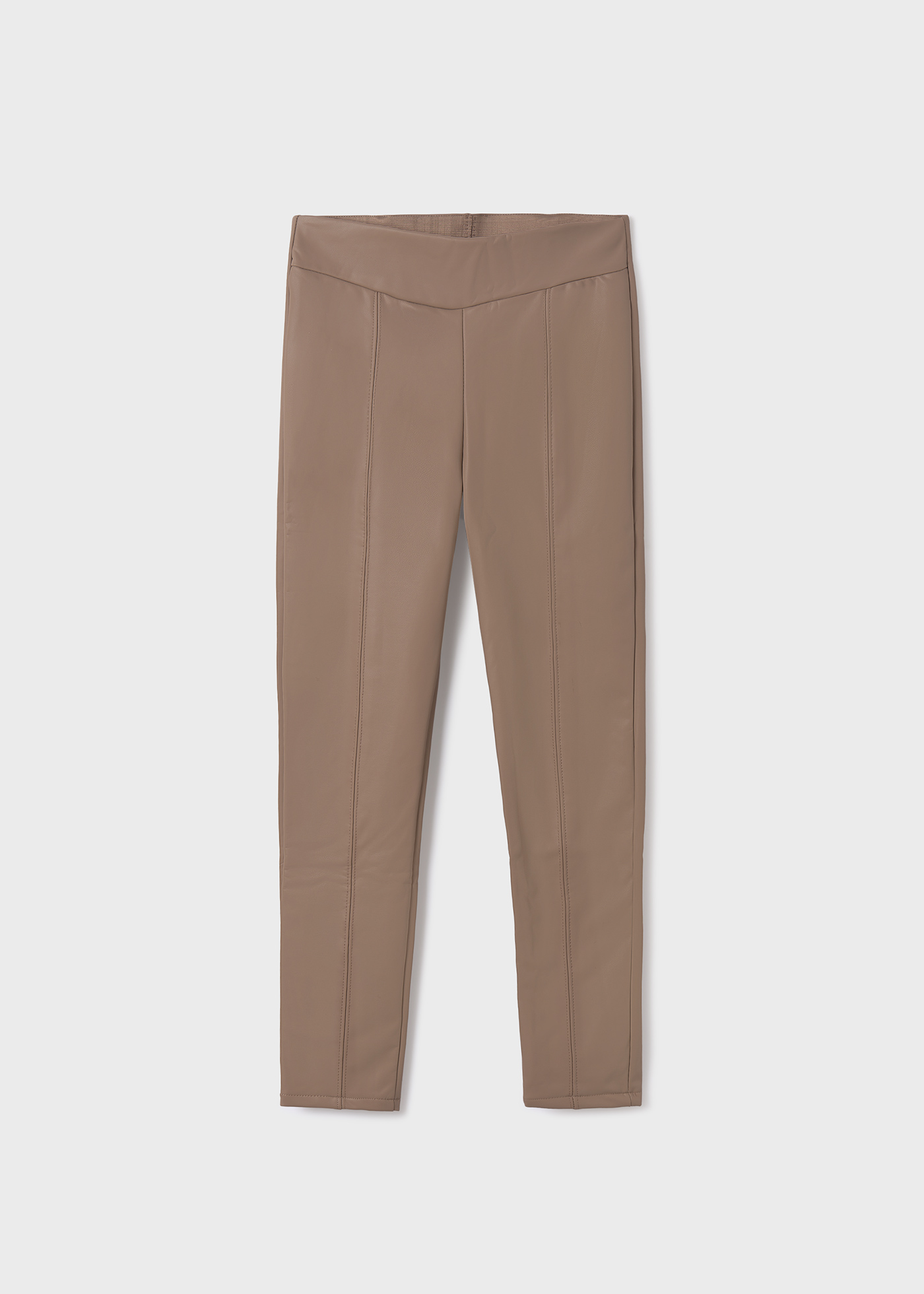 Leggings de couro sintético para meninas