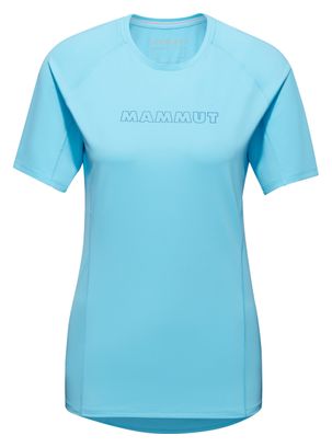 T-Shirt Femme Mammut Selun FL Logo Bleu