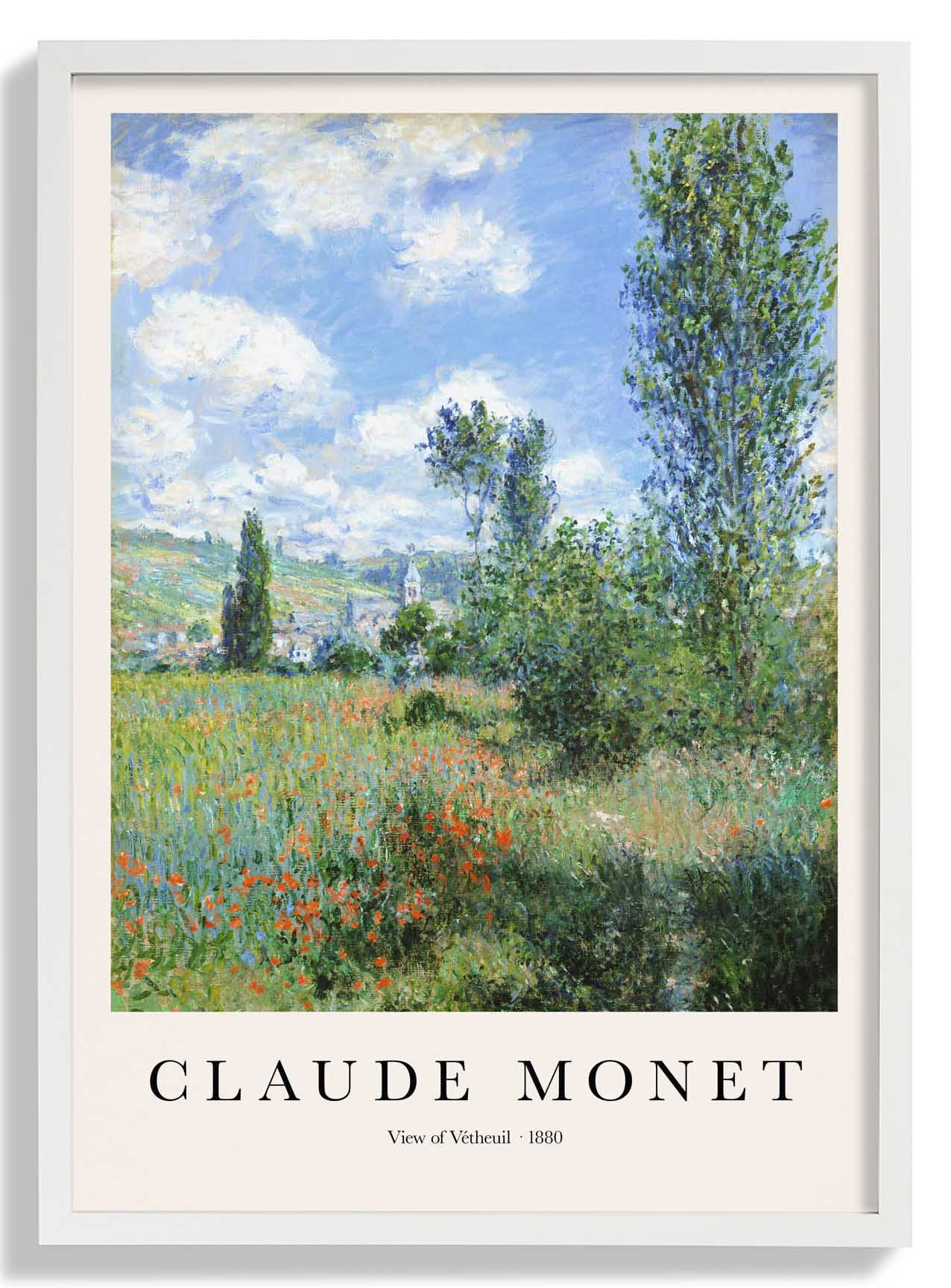 Ansicht von Vétheuil von Claude Monet