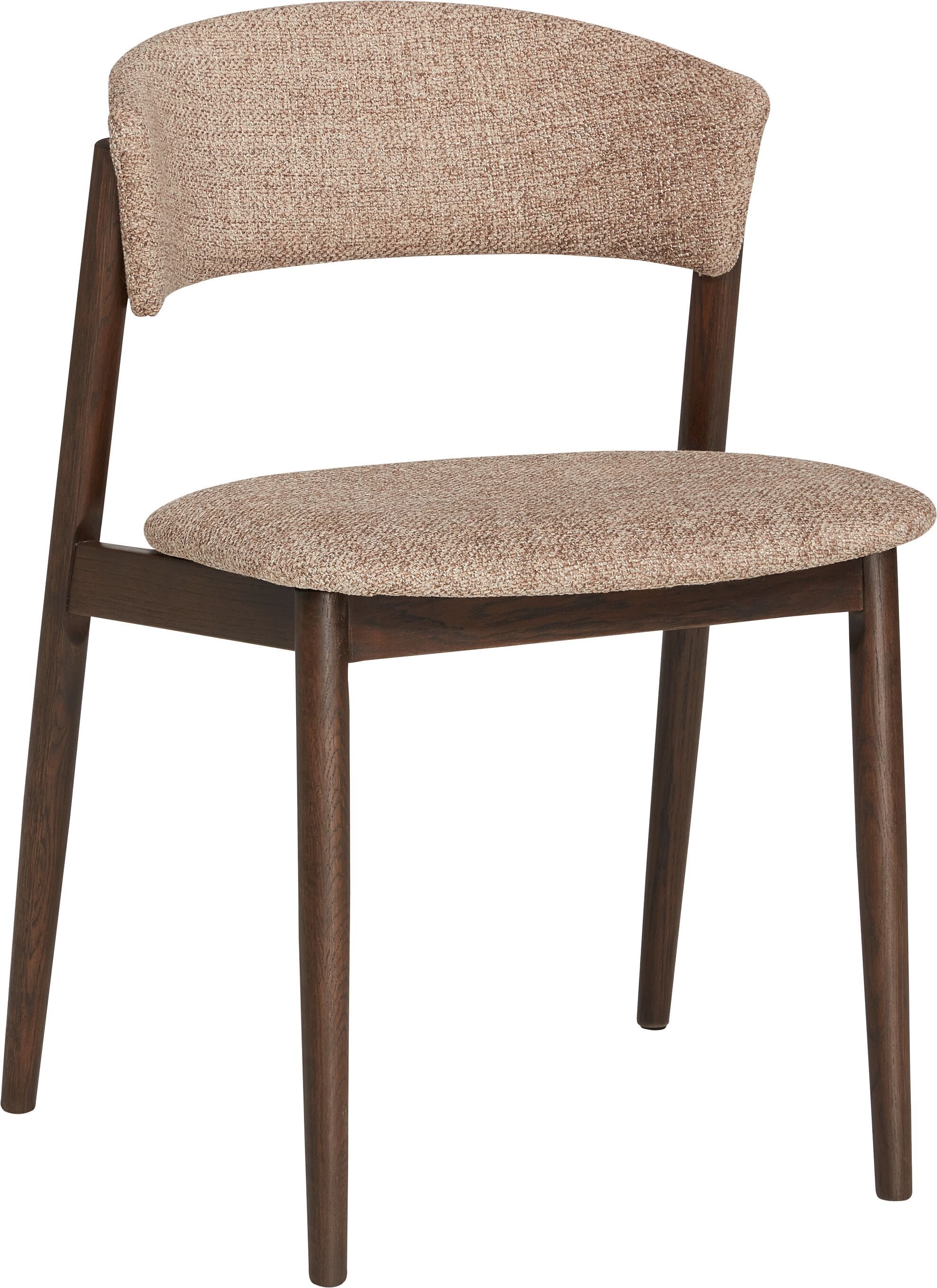 ADIRA Stuhl - Eiche dunkel / B: 53.5 cm x T: 50.4 cm x H: 78.0 cm