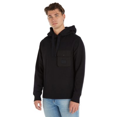 Sweatshirt à capuche homme Mix Media CALVIN KLEIN