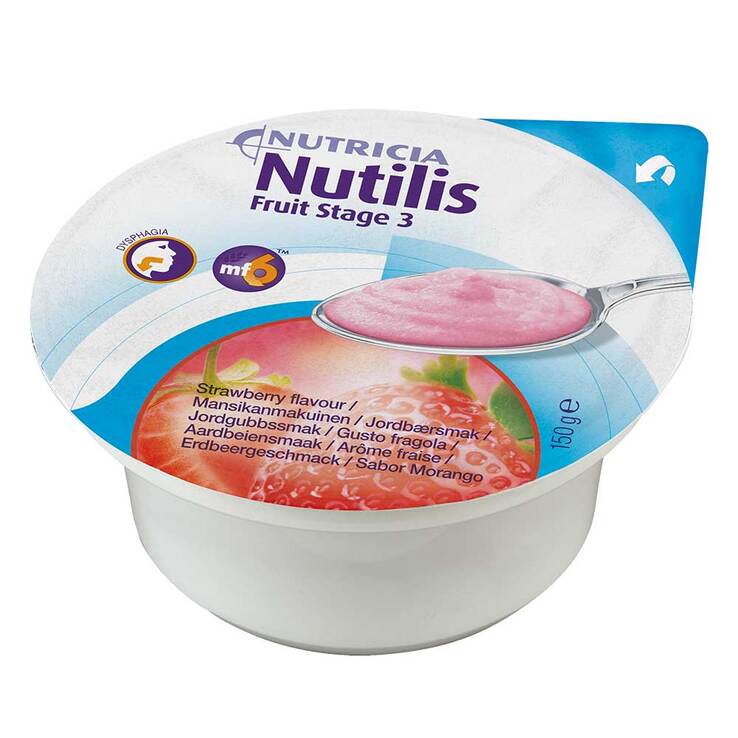 Nutilis Fruit Erdbeere Creme, 3X150 g
