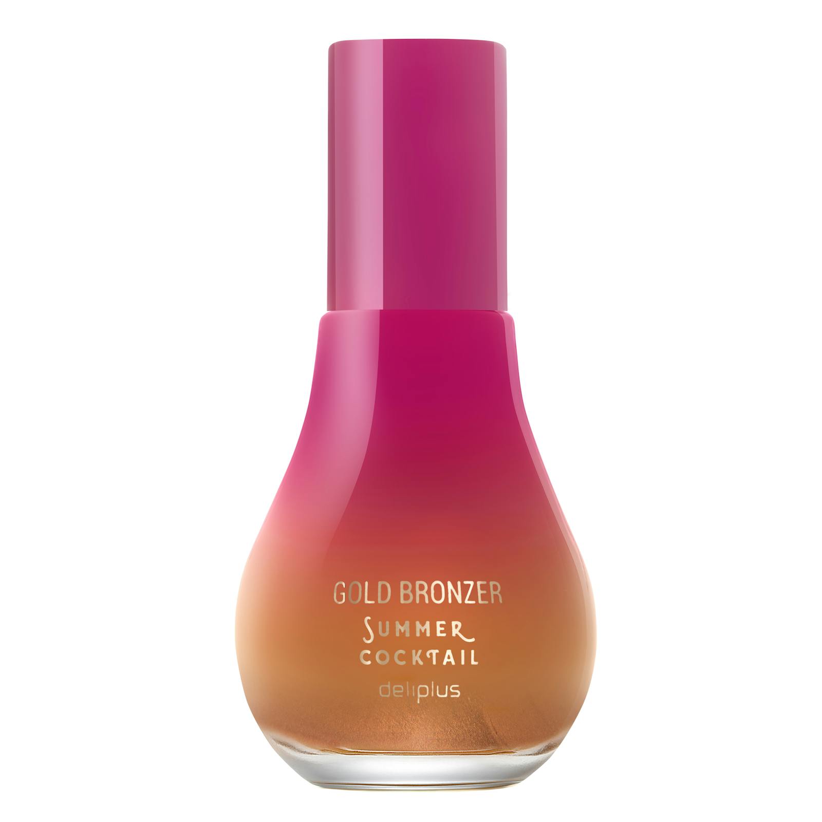 Huile bronzante dorée pour le visage et le corps Cocktail d'été Deliplus Golden Sparkles