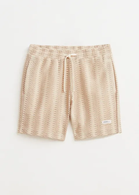 Korte broek zigzag zand (ZAND)