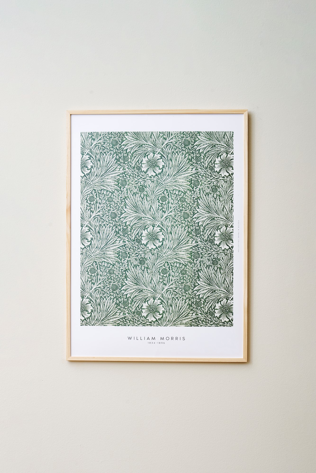 Plakat Greens 50 x 70 | William Morris. | Pine Green | Poster and Frame