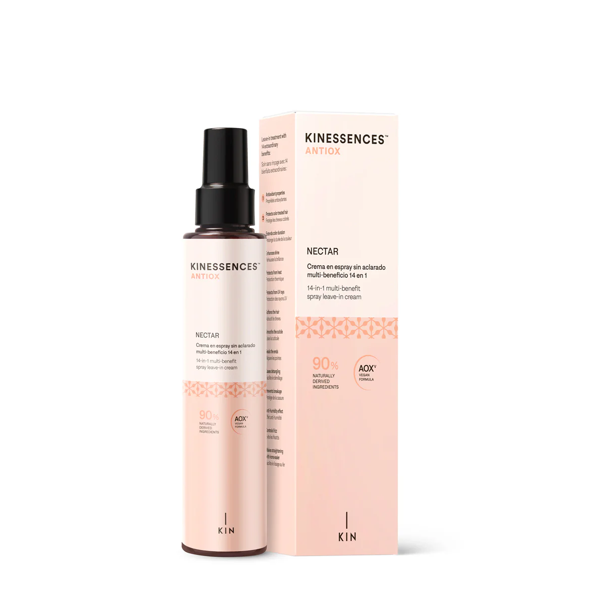 Nectar capillaire sans rinçage 14 bénéfices Kinessences Antiox 150ml