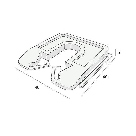 Milli-Max Uitvulplaatjes 5 mm rood VE=80 - 07852921