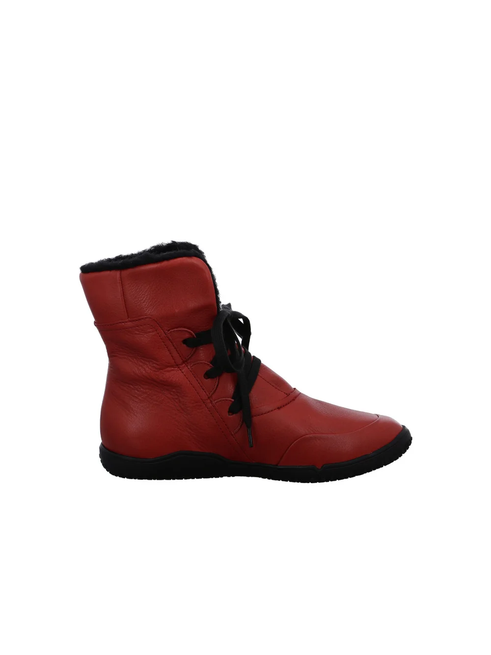 Stiefelette Nature rot