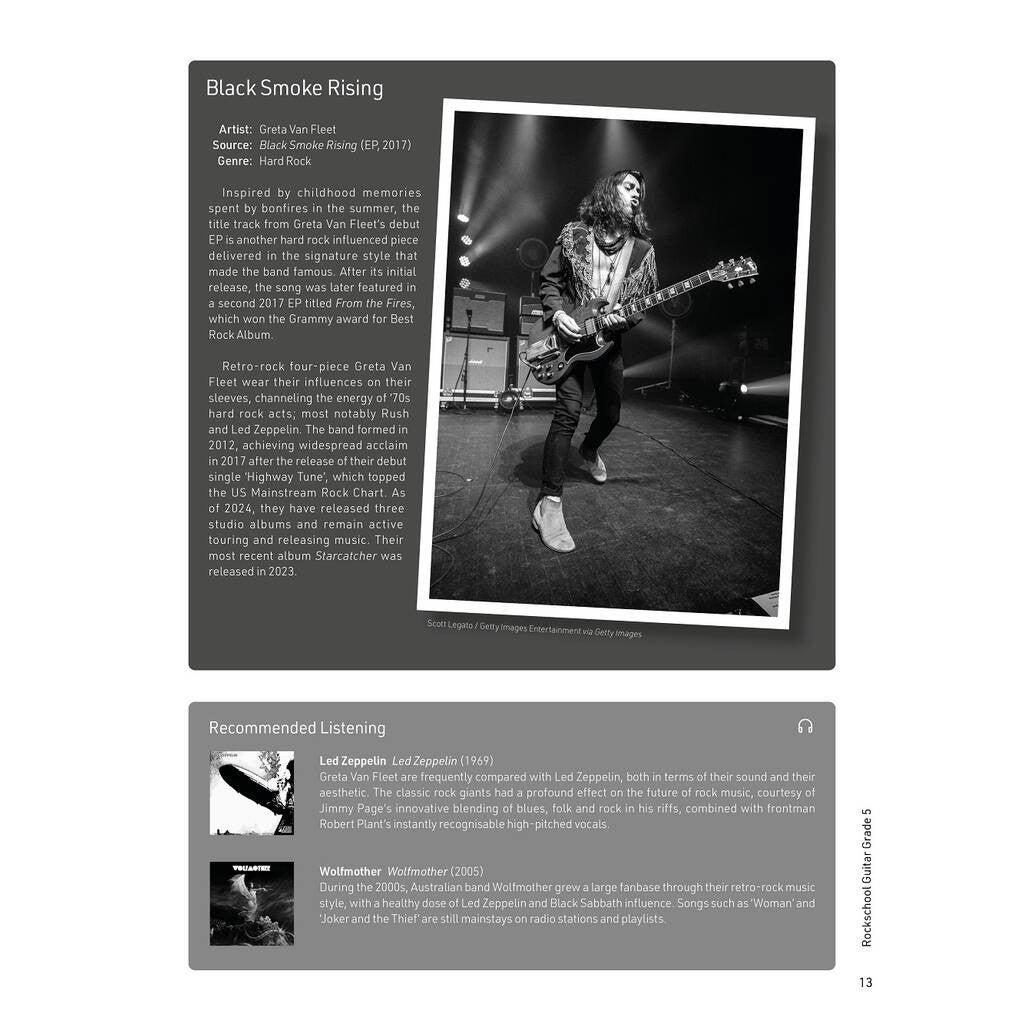 Rock School Limited Guitar Grade 5 (2024) gitaarboek