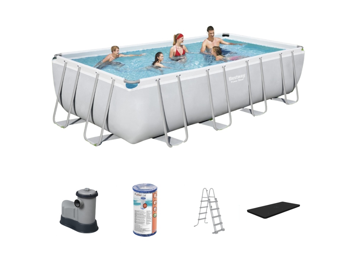 Bestway power steel 549x274x122cm zwembad – 5-delig