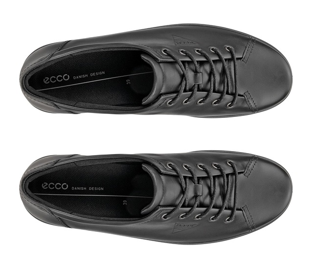 Ecco Schnürschuh »Ecco Soft 2.0«  , Freizeitschuh, Halbschuh, Schnürschuh mit dezenter Logo Prägung