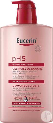 Eucerin pH5 Gel-Huile Douche Peaux Sèches Et Sensibles 1000ml