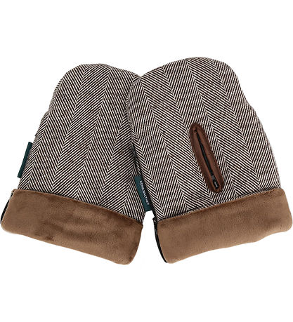 KongWalther Barnevognshandsker - ?sterbro - Brown Tweed